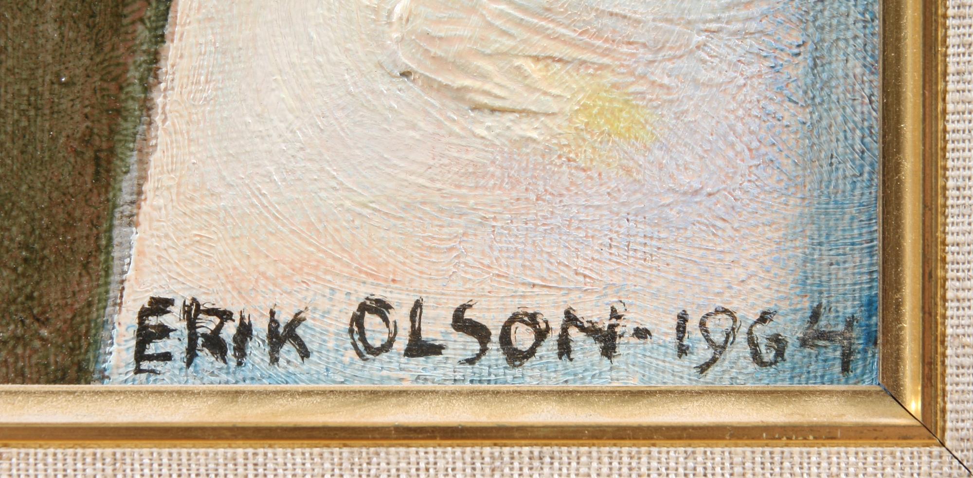 ERIK OLSON, olja på duk, sign o dat "1964".