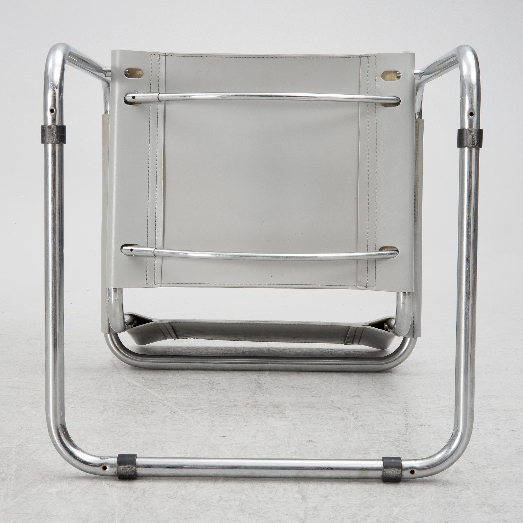 Four chairs, probably Italy, 1980s.