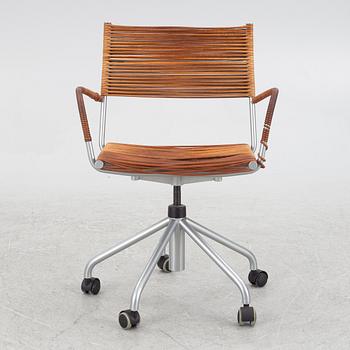 Tito Agnoli, a "Miss B" swivel chairs, Pierantonio Bonacina, Italy, later part of the 20th century.