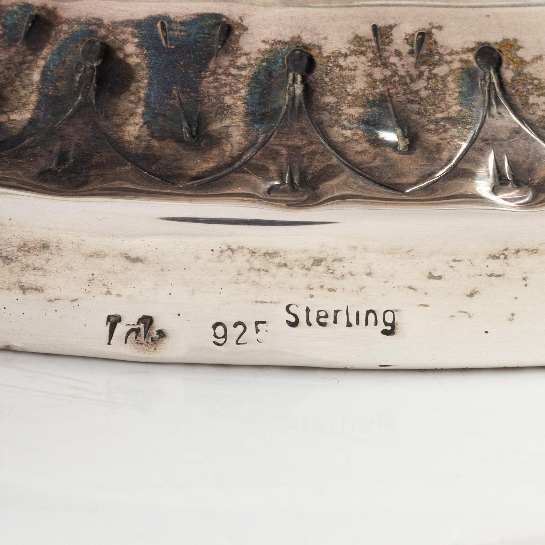 Lale Silverware & Co Ltd, a large sterling silver jug, Istanbul, Turkey 20th century.