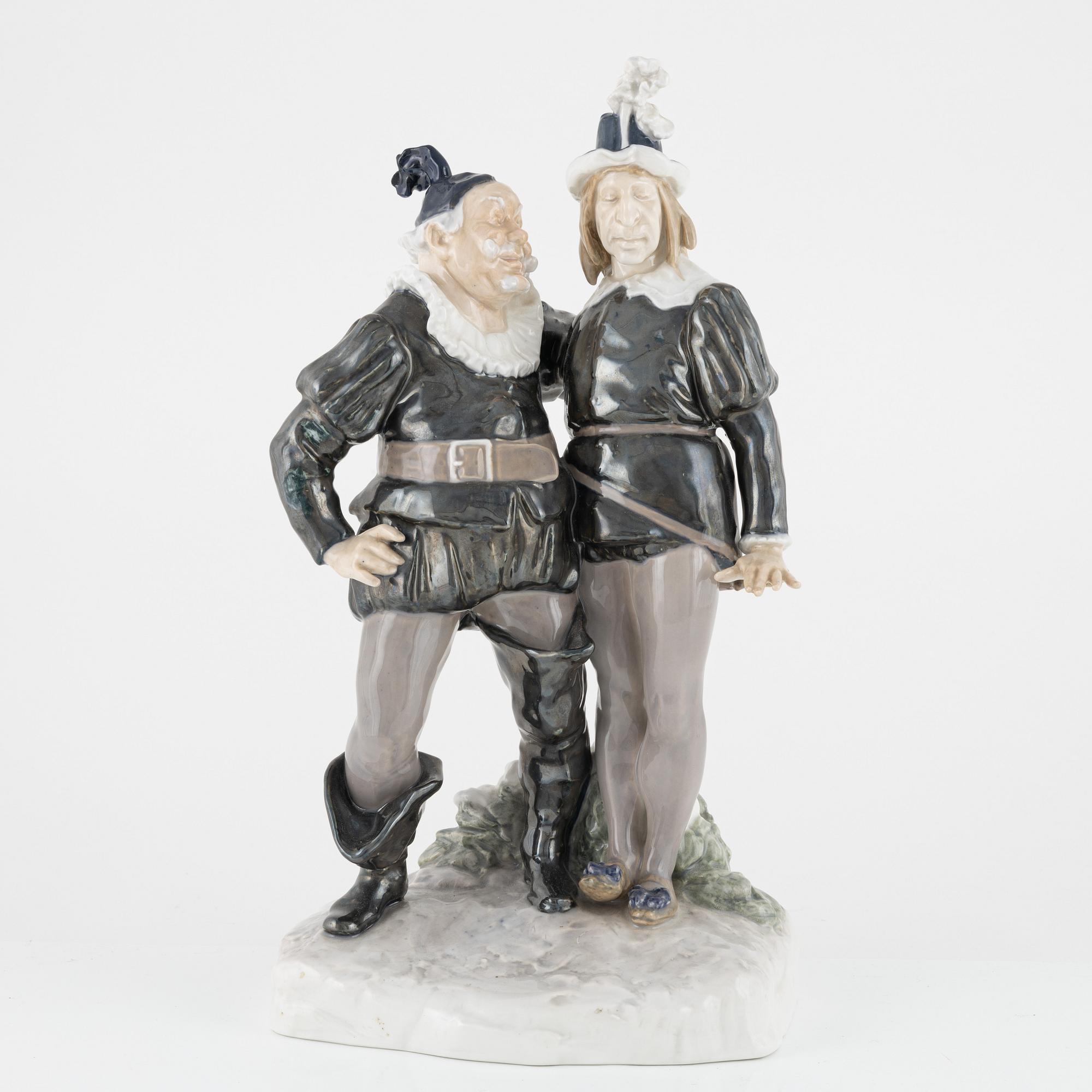Axel Locher, a model 1731 porcelain, figurine, Bing & Grøndahl, Denmark, 1915-1947.