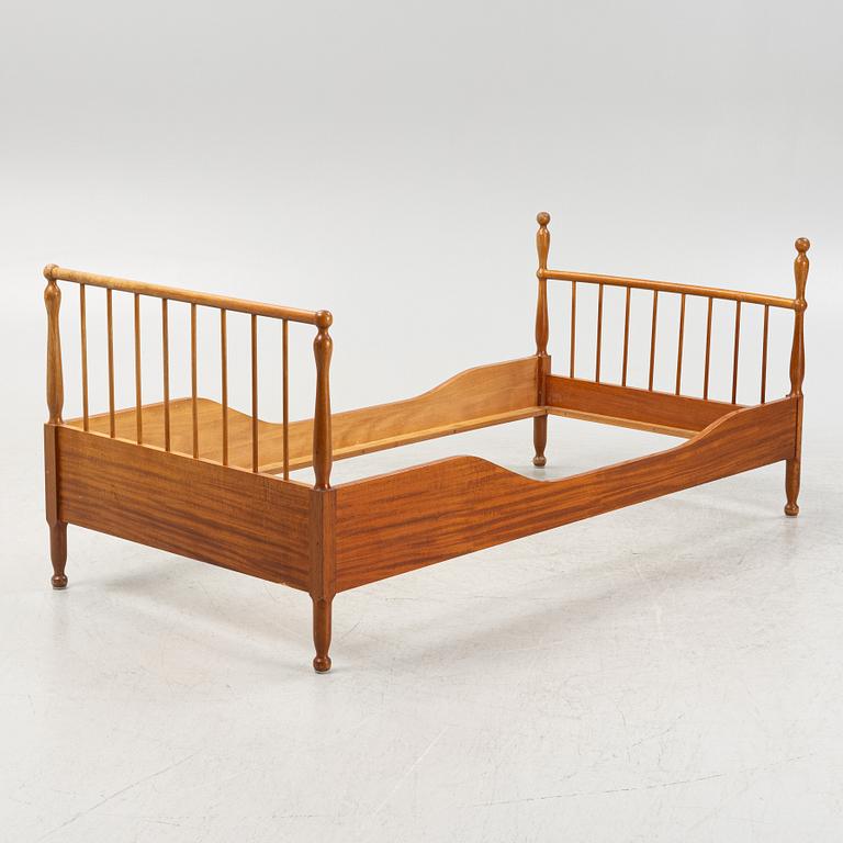 Josef Frank, a model B 860 bedframe, Firma Svenskt Tenn, mid 20th century.