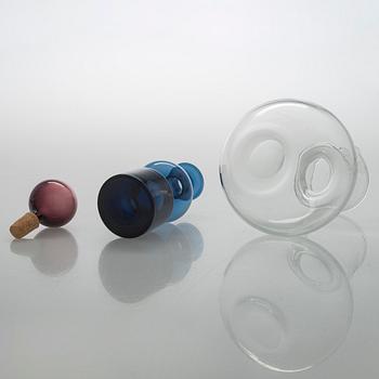 Kaj Franck, a decanter, 'The Bells of Kremlin', signed K. Franck, Nuutajärvi, Notsjö -62.