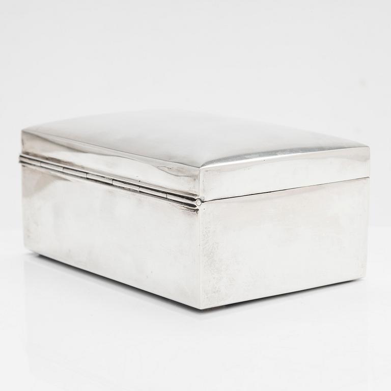 Sikarirasia, hopeaa, KB & Co, Silver- o Repverkstad Bourdette, Kristianstad 1920.