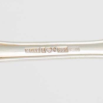 A 96-piece silver flat wear set, 'Harmoni', MGAB, Sweden, 1979-87.
