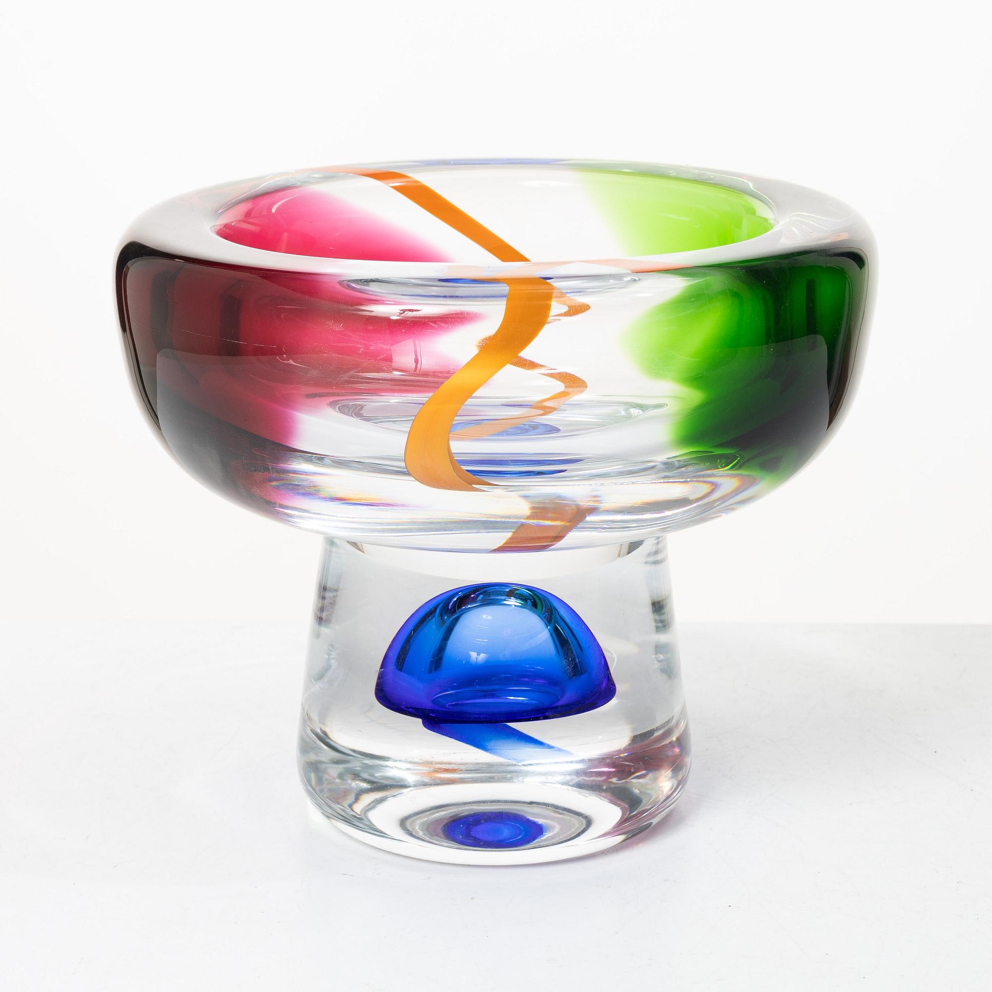 Erik Höglund, Skål, glas, Studioglas Strömbergshyttan.