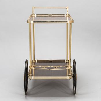 A serving trolley, last quarter of the 20th century.