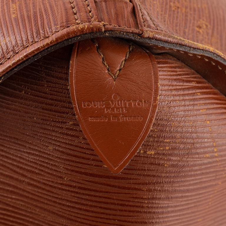 Louis Vuitton, an Epi 'Keepall 55' weekendbag, 1987.