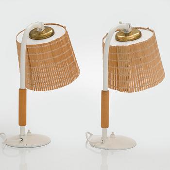 Paavo Tynell, a pair of 1930s table lamps for Taito.