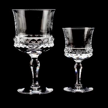 SERVISGLAS, 16 st, "Silvia", Ingeborg Lundin, Orrefors.