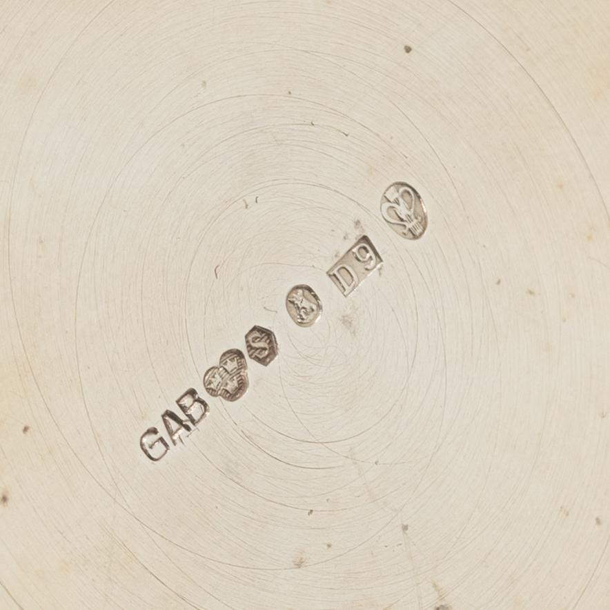 13 pieces of silover for the table, different makers including C.G.Hallberg and GAB, Sweden.