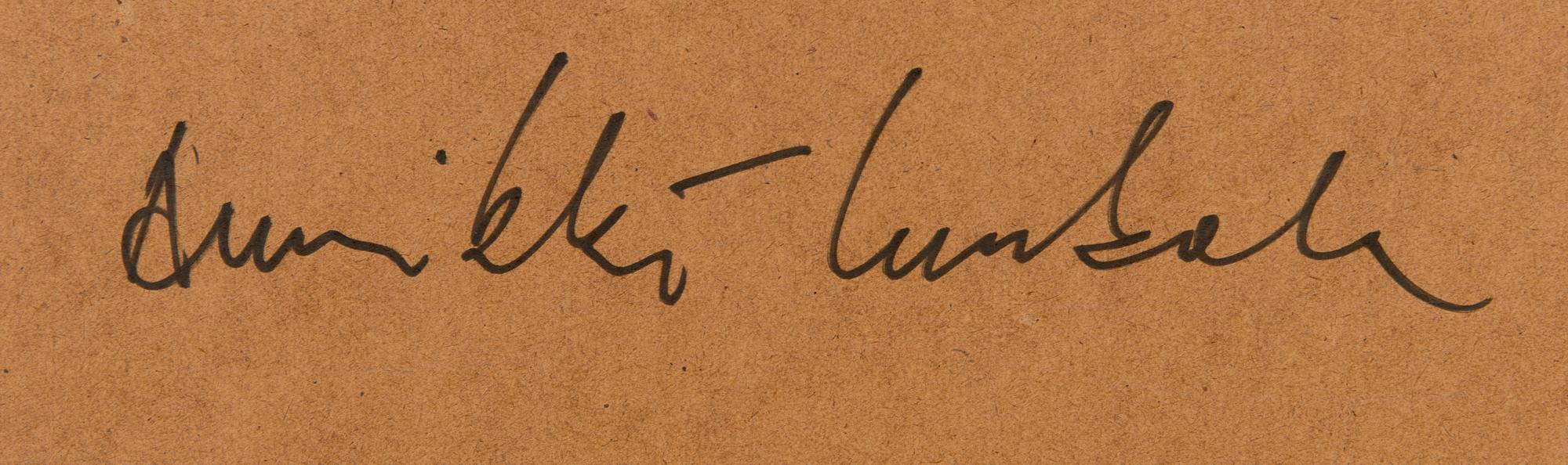 Annikki Luukela, cibachrome-vedos, signeerattu.