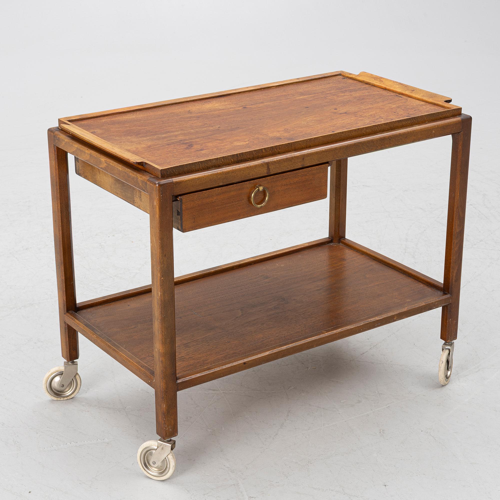 A drinks trolley, 1930s.