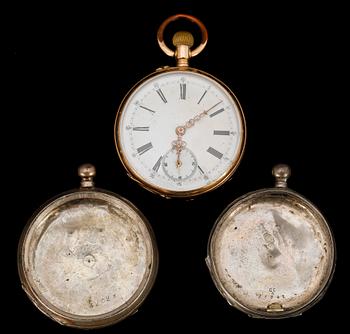 FICKUR, 14k guld, tidigt 1900-tal.