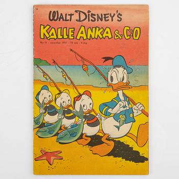 "Kalle Anka & Co", 12 st, komplett årgång 1950.