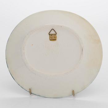 Birger Kaipiainen, koristelautanen, signeerattu Kaipiainen Arabia.