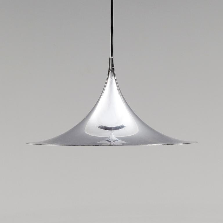 TAKLAMPA, "semipendel", Claus Bonderup, Lyfa, 1900-talets andra hälft. Höjd ca 25 cm.