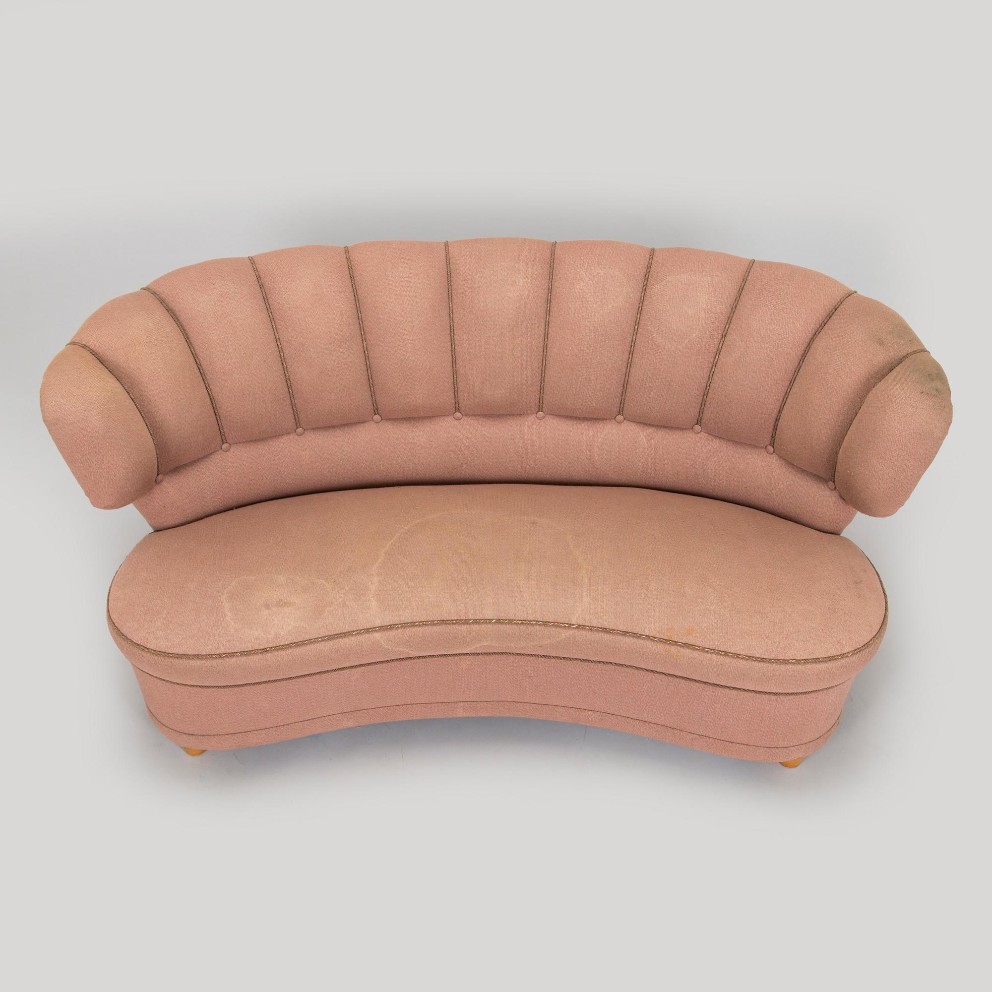 A mid-20th century sofa.