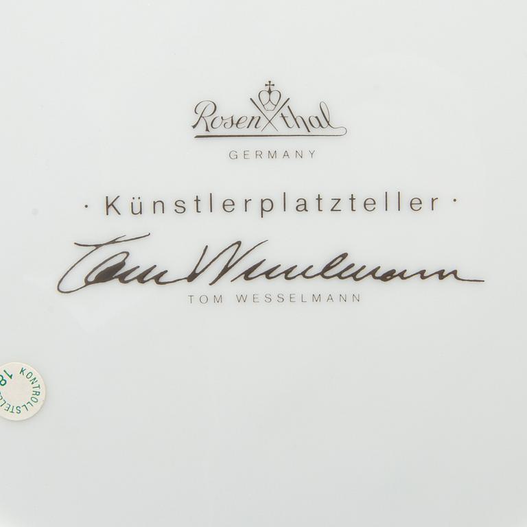 TOM WESSELMANN, fat Rosenthal 1900-talets senare del porslin.