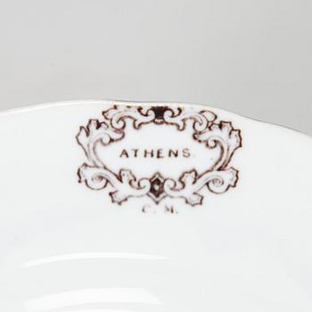 A set of 7 pieces "Athens" dinnerware, Charles Meigh, England, 1835-1849.