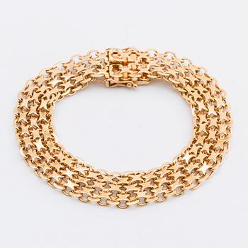 BRACELET 18K, 19,8 g, Bröderna Hedéns Guldsmeds AB, Stockholm 1966.