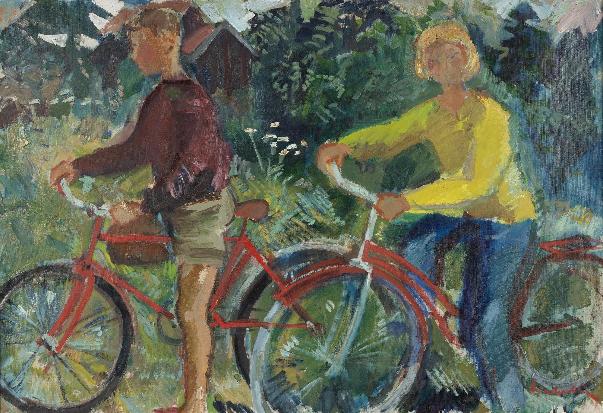 Bertil Wahlberg, oil on canvas, signed.