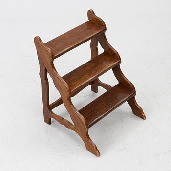 Step ladder/Library ladder, circa 1900.