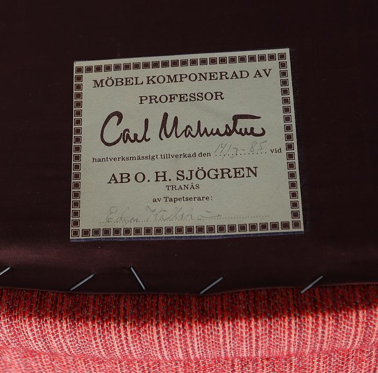 FÅTÖLJ, "Farmor", Carl Malmsten, AB O.H. Sjögren, Tranås, 1900-talets andra hälft.