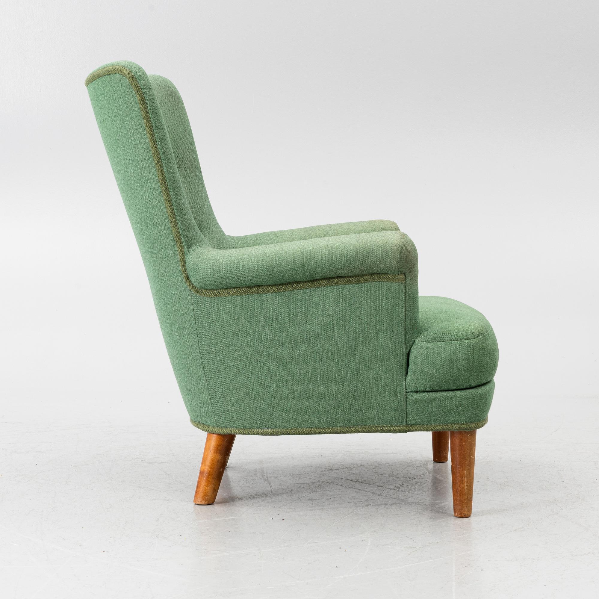 Carl Malmsten, armchair, 'Wergeland', second half of the 20th century.