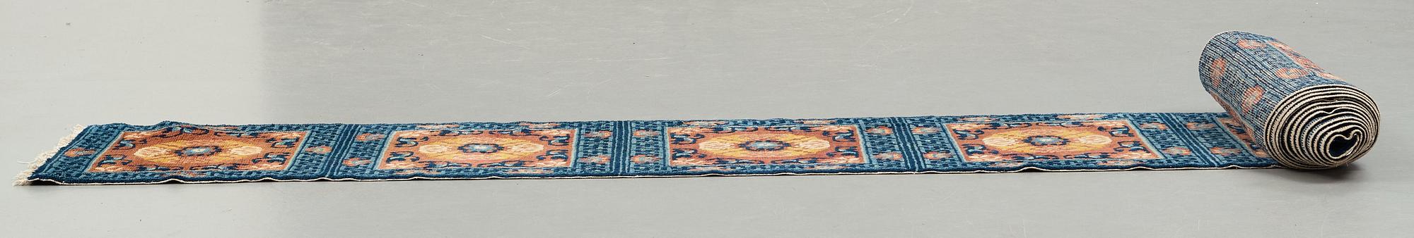 MATTO, fourteen squares, an antique Ningxia, China late Qing, ca 822 x 60 cm.