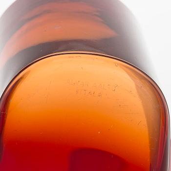 Alvar Aalto, vas, glas, modell 3030, signerad Alvar Aalto Iittala.