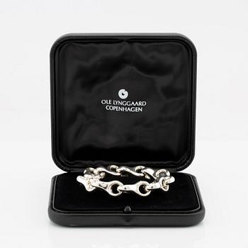 Ole Lynggaard, "Giga" bracelet in silver.