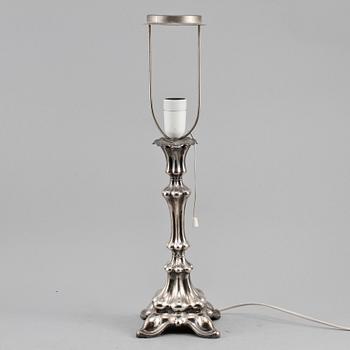 BORDSLAMPA, silver, CAK, importstämplad, 1929?.