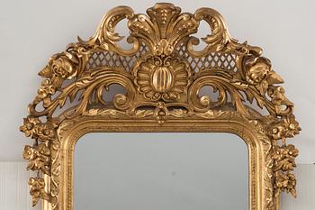SPEGEL, förgylld, 1800-talet slut.