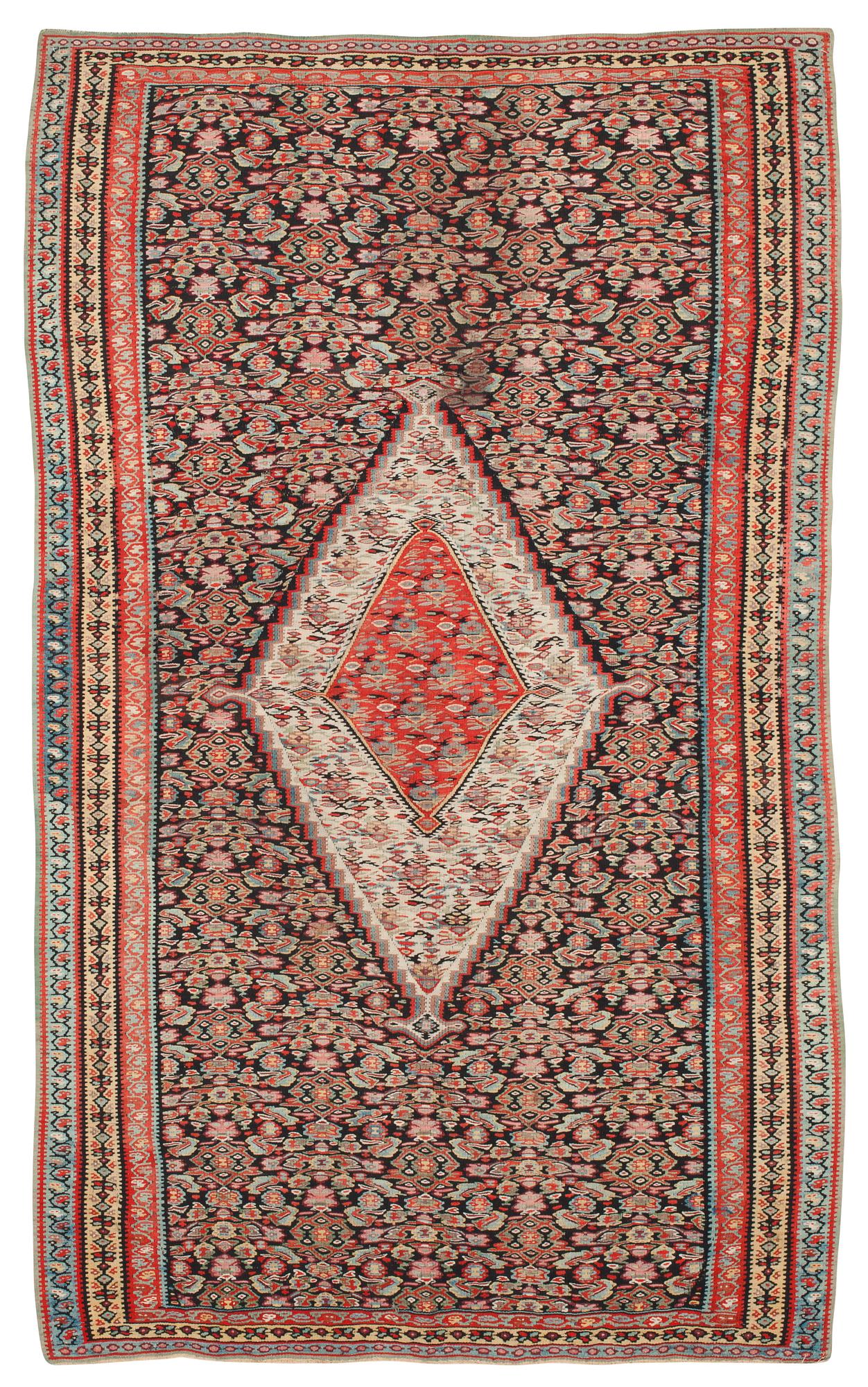 SEMIANTIK SENNEH KELIM. 209,5 x 126 cm.