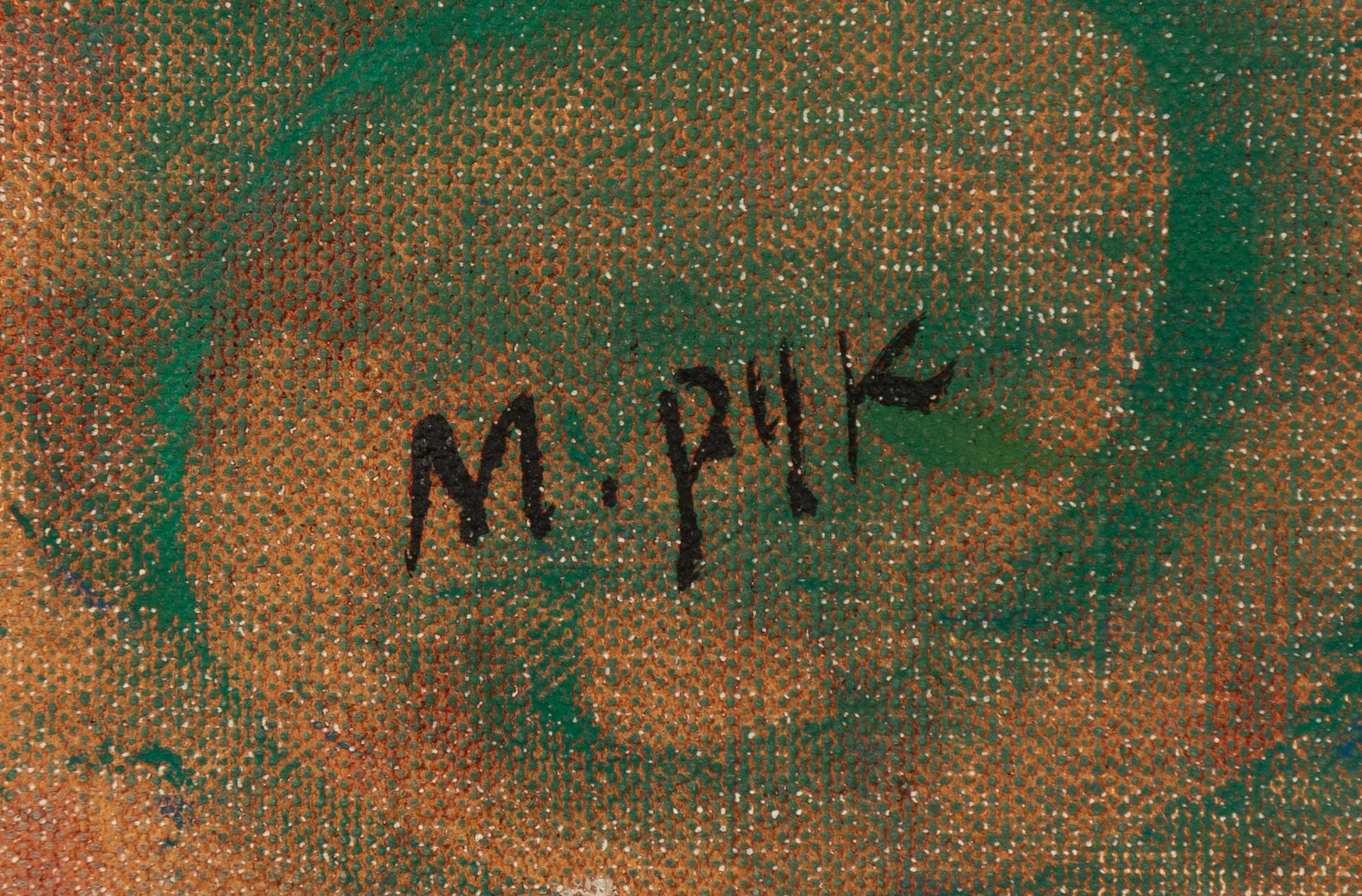 Madeleine Pyk, Sailing boat on a choppy sea.