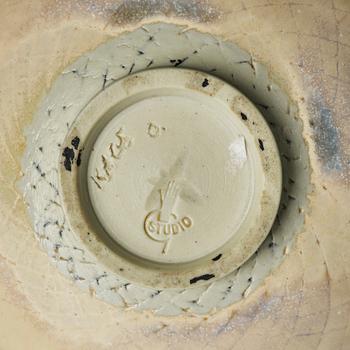 Wilhelm Kåge, two stoneware bowls, Gustavsberg Studio 1945.
