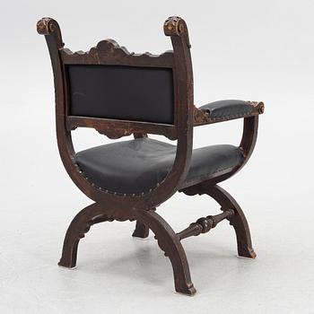 An armchair, late 19th Century.