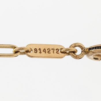 Cartier, kaulaketju riipuksella, risti "Trinity", 18K kolmiväri kulta.