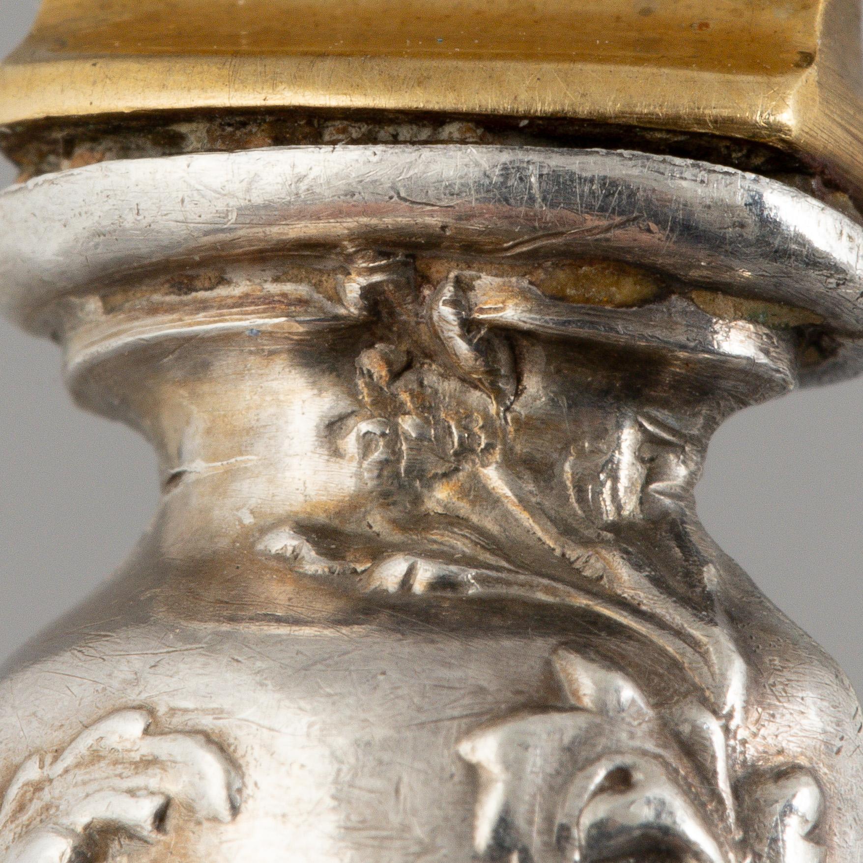A set of French silver escargot forks, mark of Charles Barrier, Paris, active 1905-23 (18 pieces).