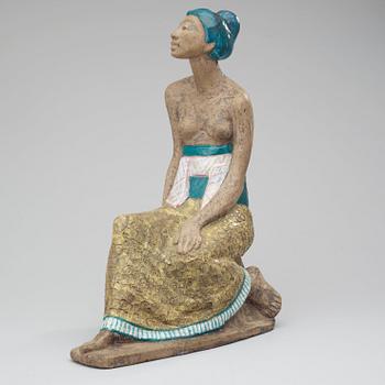 A Mari Simmulson stoneware sculpture, Upsala-Ekeby 1957, model 4294.