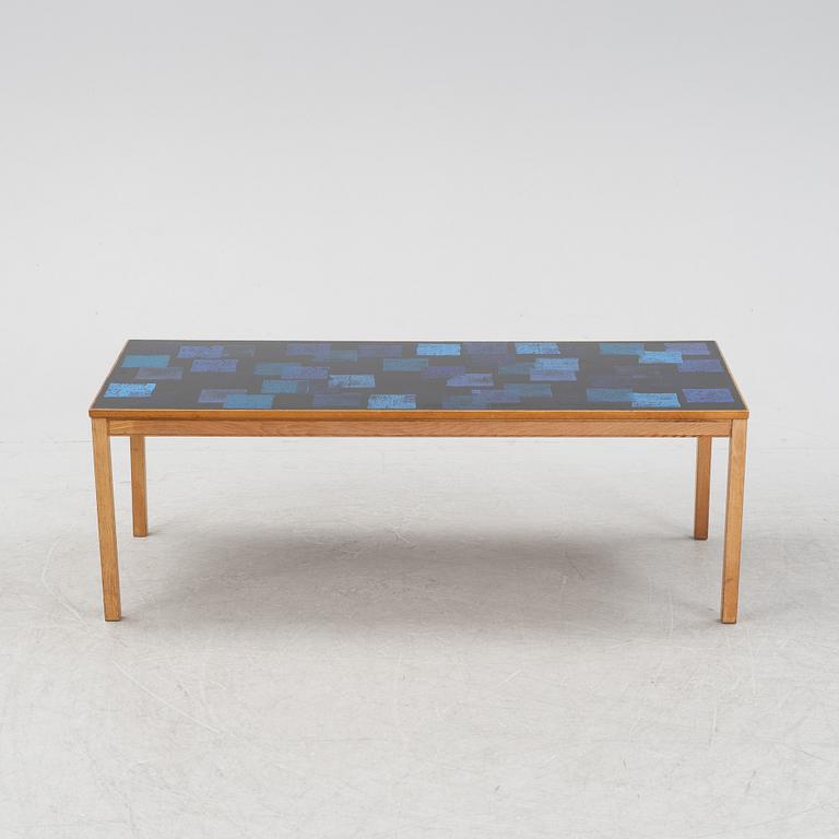 David Rosén och Algot Törneman, soffbord, "blå kvadrat", ur Triva-serien, nordiska Kompaniet, 1950-tal.
