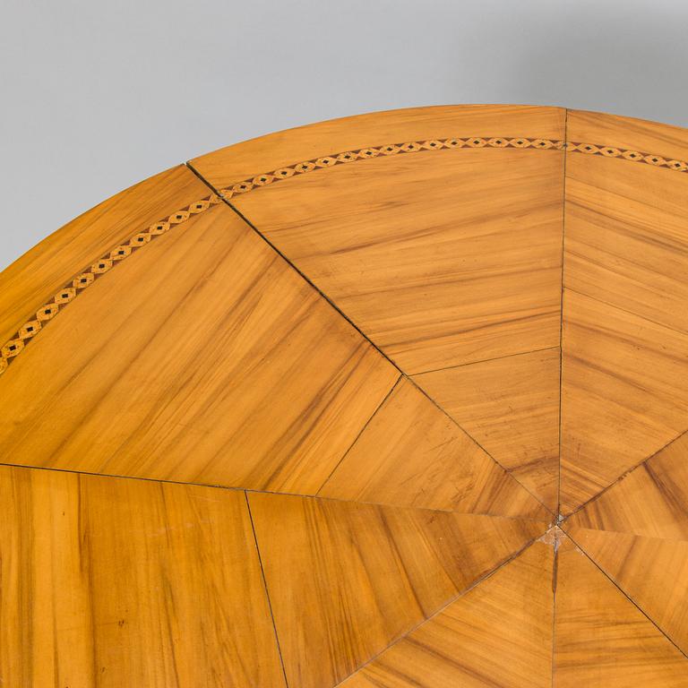 Adolf Koskinen, table and 4 chairs, for Elias Hollo Puunjalostustehdas, 1910s/1920s.