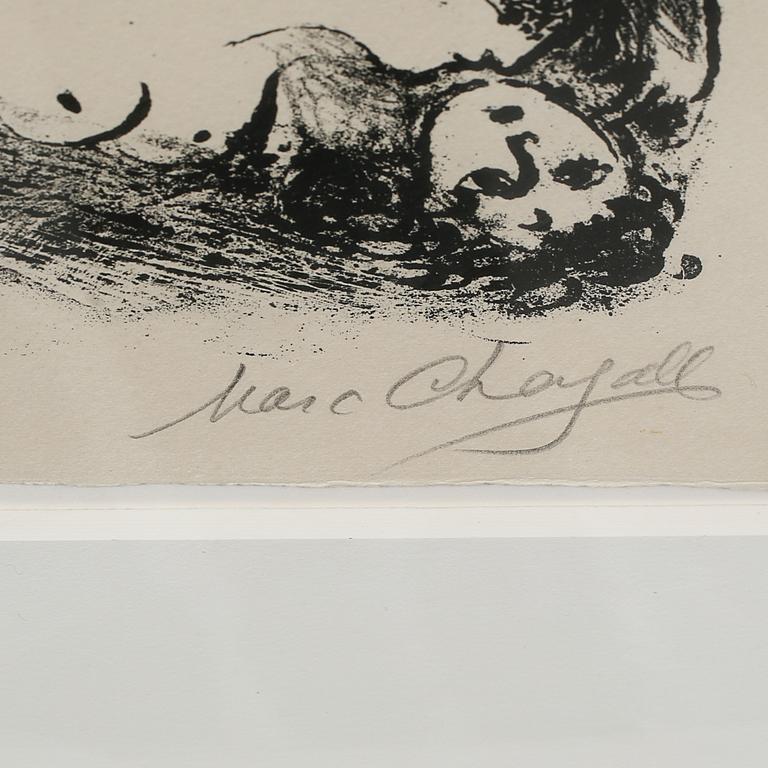MARC CHAGALL, litografi, signerad och numrerad 14/75.