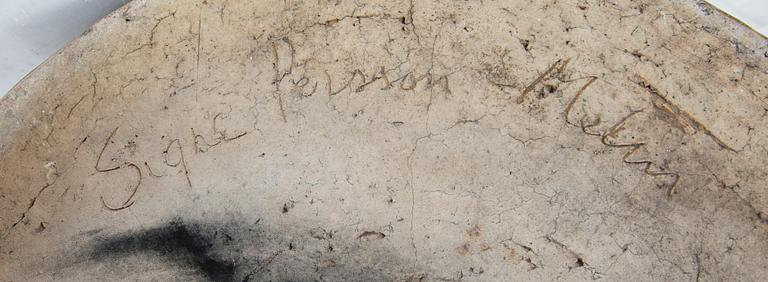 Signe Persson-Melin, a signed glazed stoneware urn.
