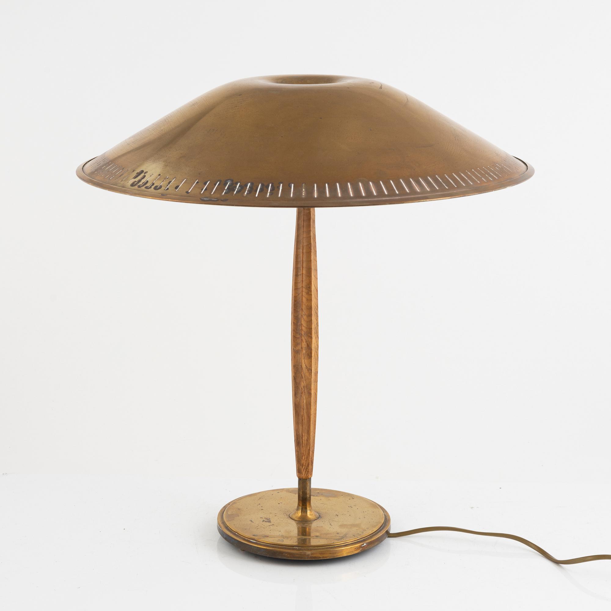 Harald Notini, bordslampa, modell "15199", Arvid Böhlmarks Lampfabrik, 1930-tal.