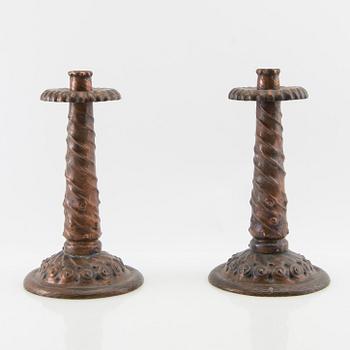 Candelabras a pair Art Nouveau early 20th century.