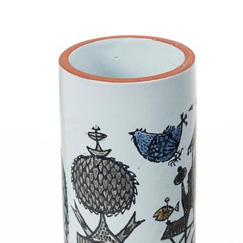 Stig Lindberg, A 'Carnival' feiance vase, Gustavsberg Studio, 1958–62.