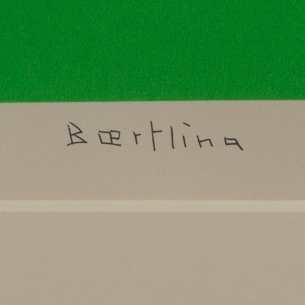 BAERTLING, silkscreen on paper, signed and dated 1970-74.