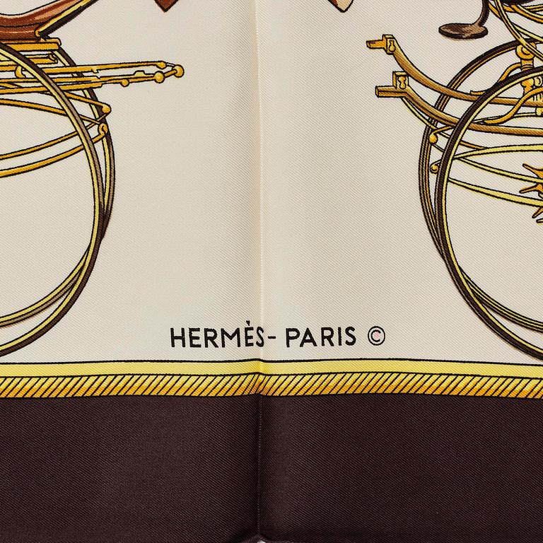 Hermès, scarf, "Les Voitures à Transformation".